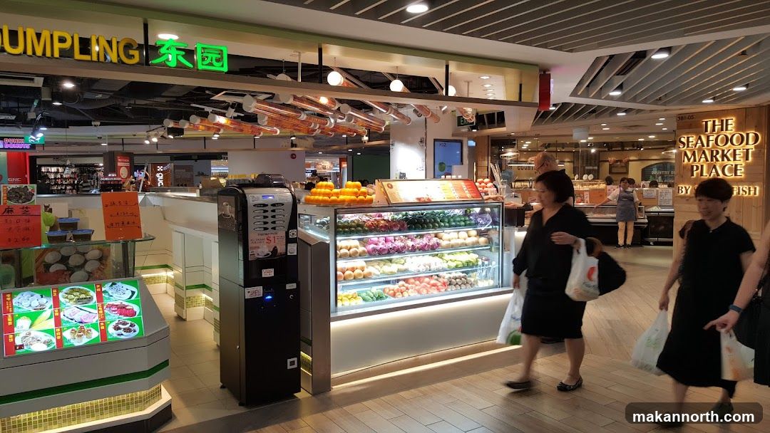 Food stalls and market