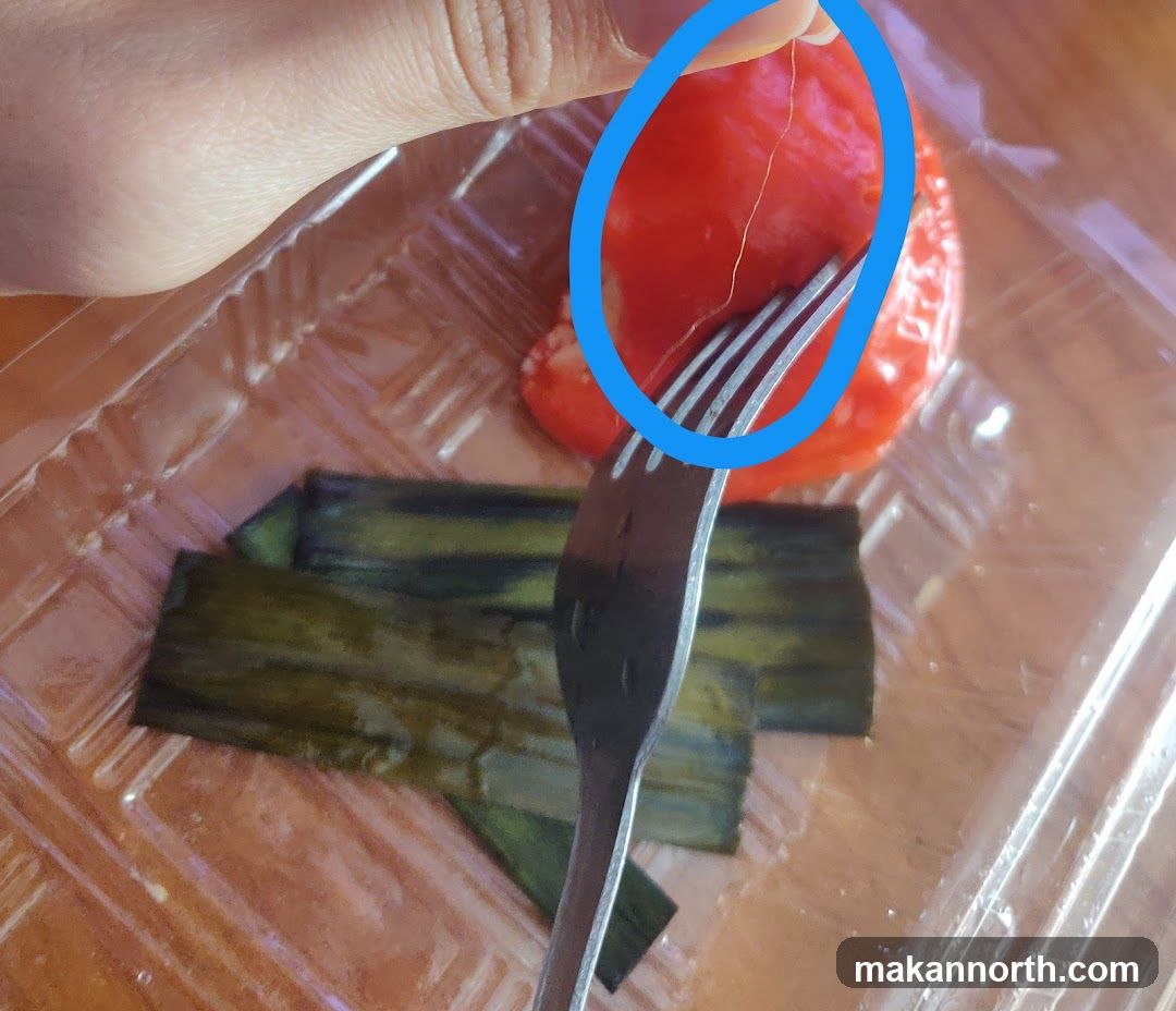Food in a plastic container