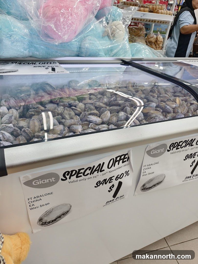 Giant Supermarket Special Offer on Abalone