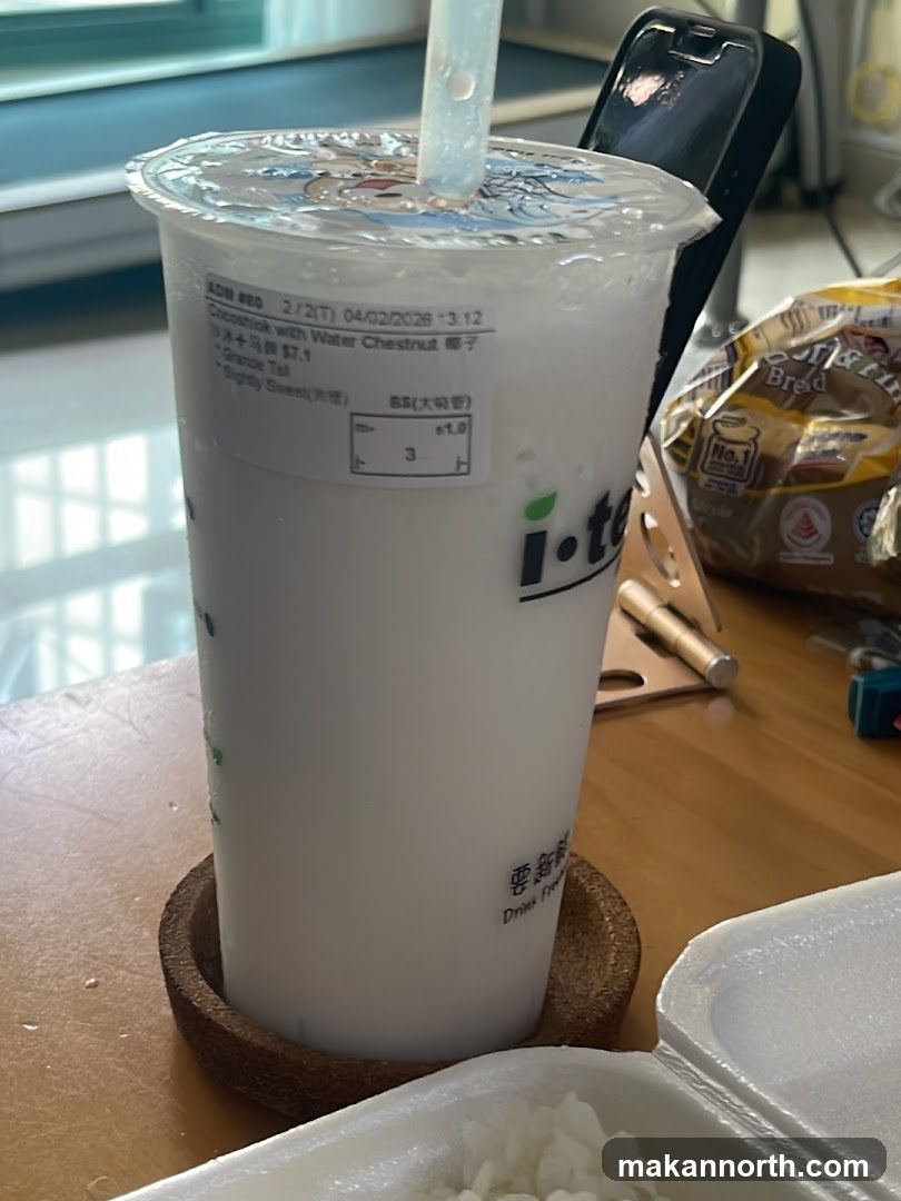 Drink with Water Chestnut