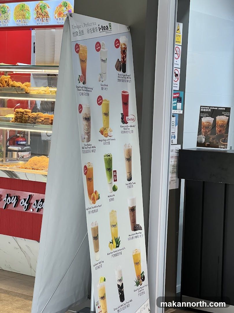 I-tea Menu