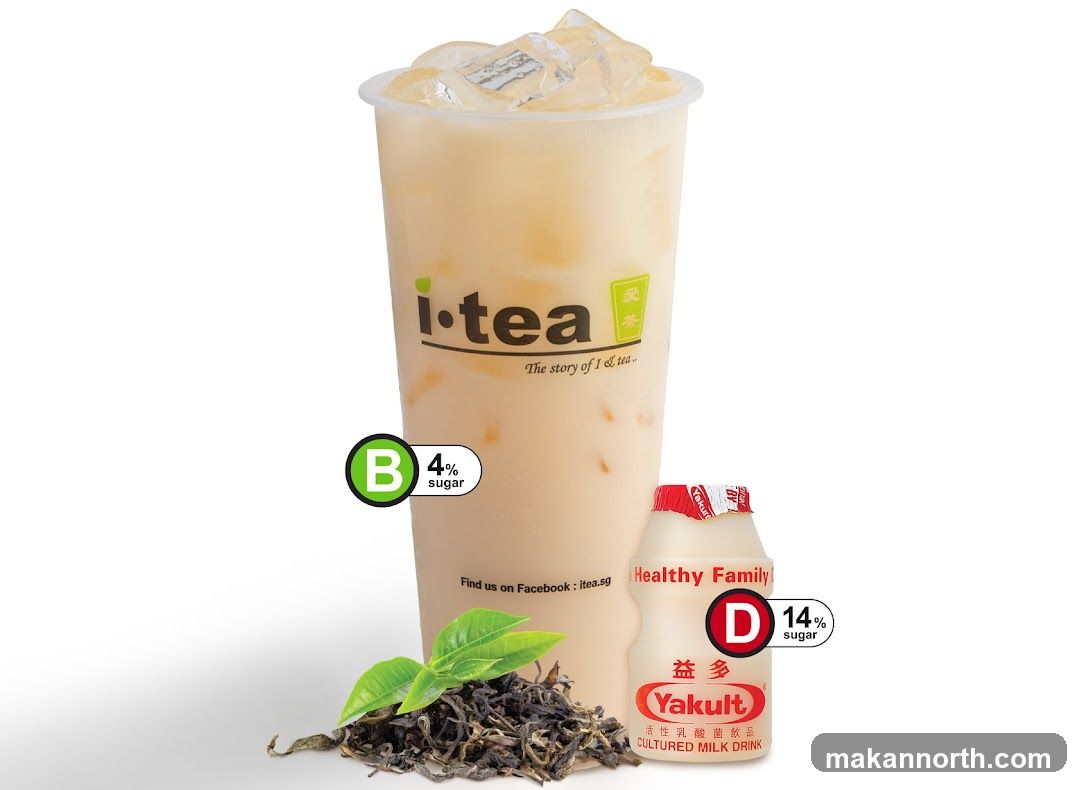 I-tea Milk Drink with Yakult
