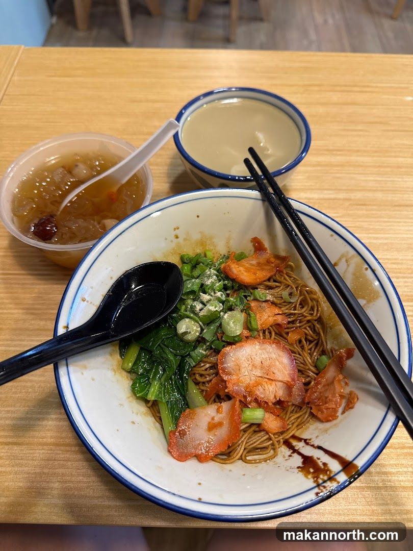 Noodles with Char Siu and Greens