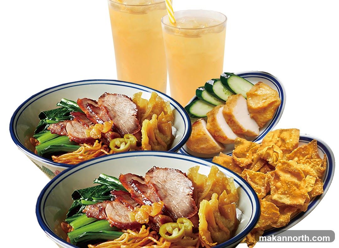 Noodle Dishes with Drinks