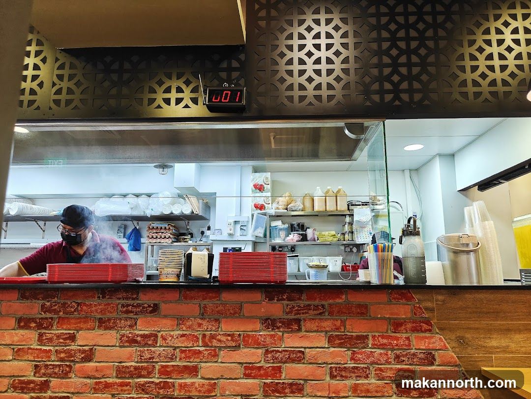 Kitchen Counter with Staff