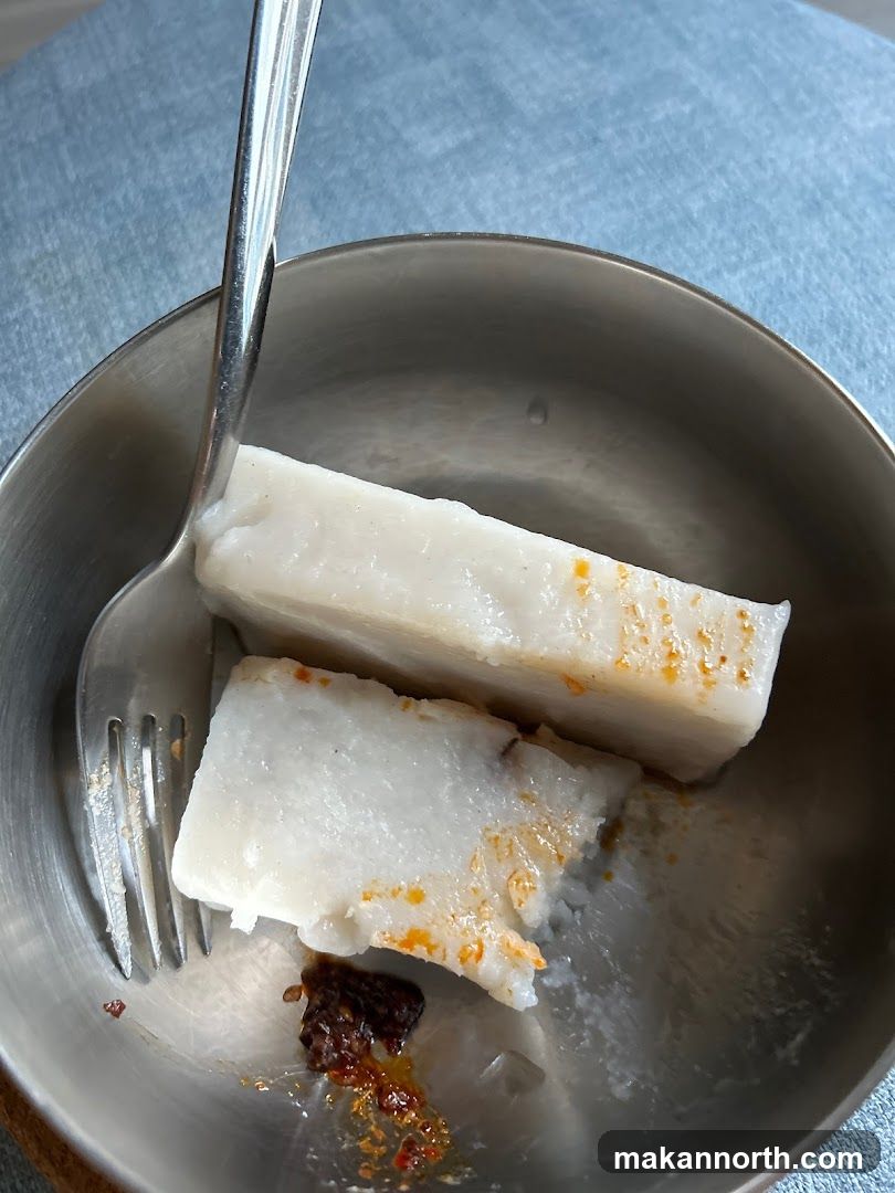 Turnip Cake with Chili Oil