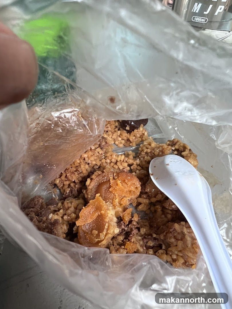 Food in a plastic bag