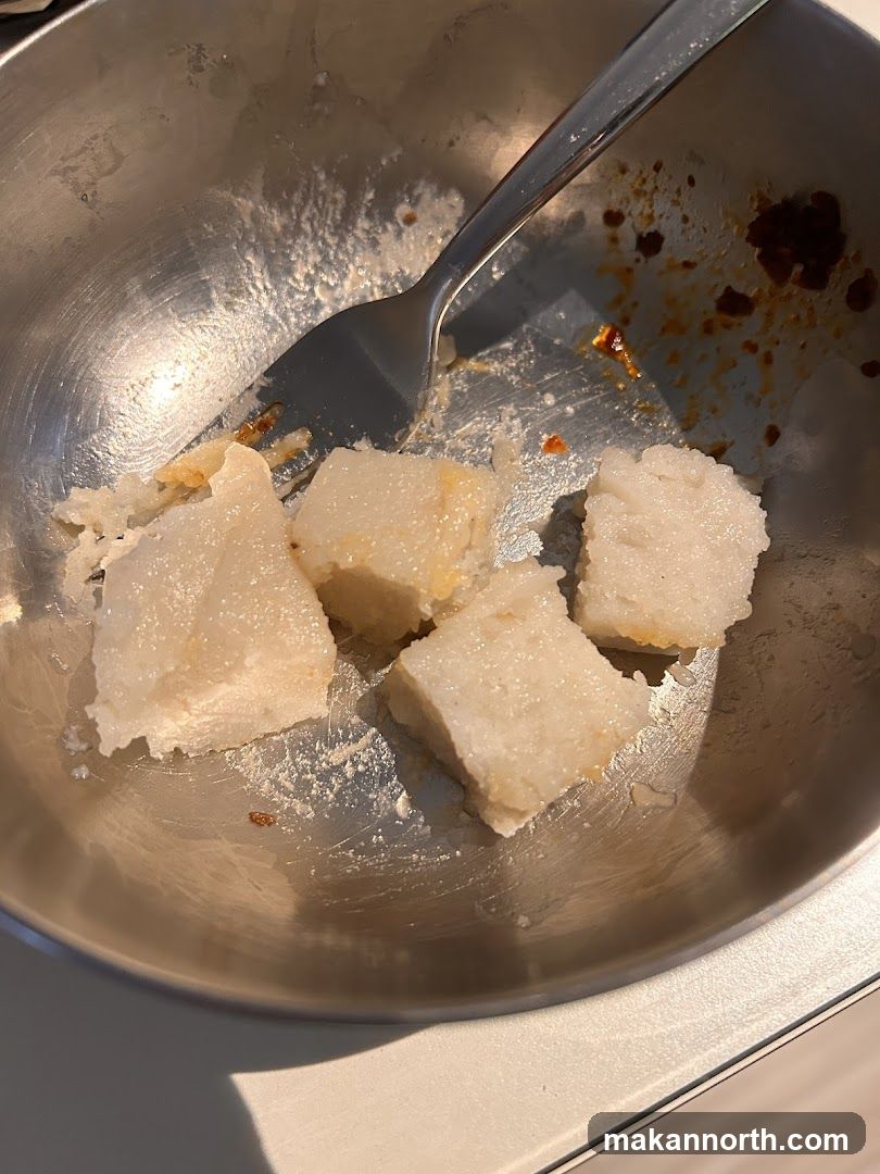 Rice cakes in a bowl