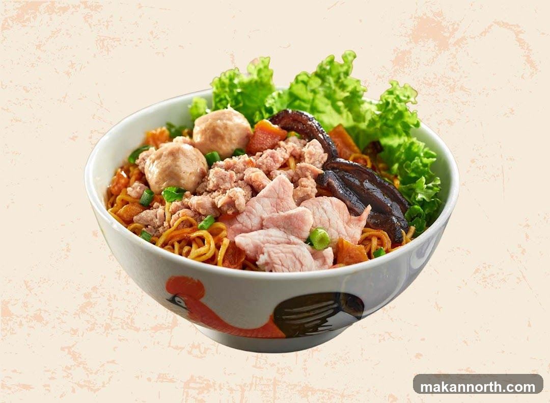 Noodle Bowl with Meat and Vegetables