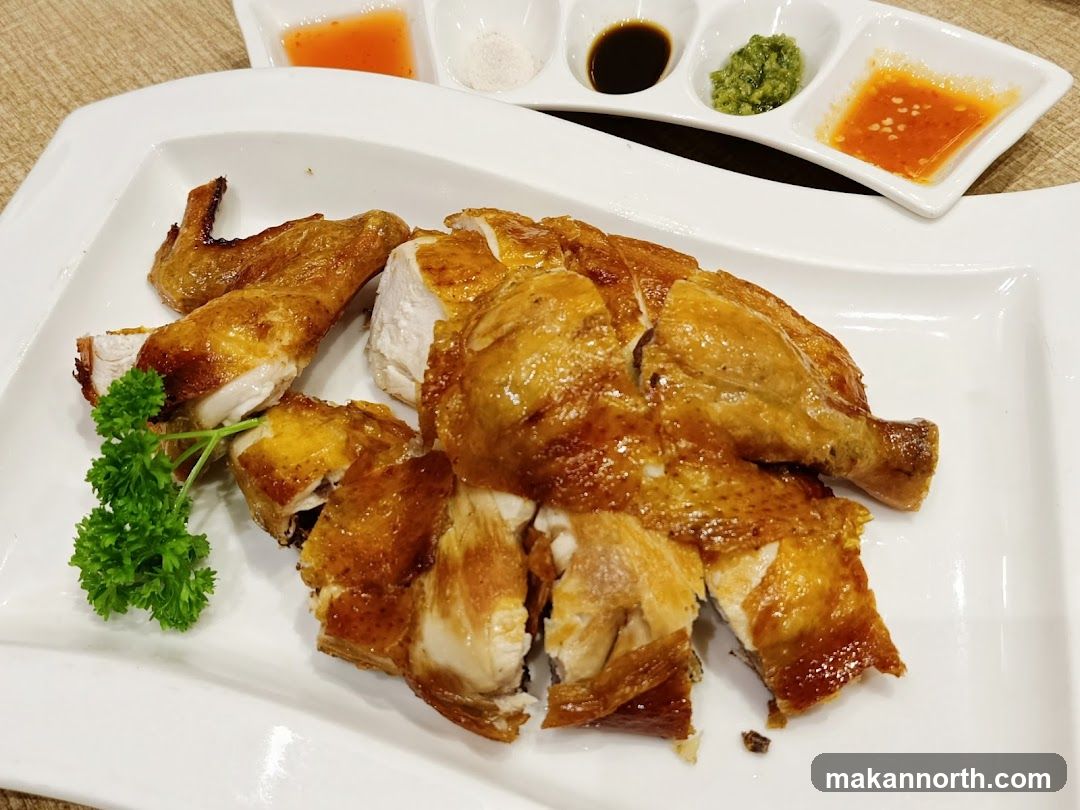 Roasted Chicken with Sauces