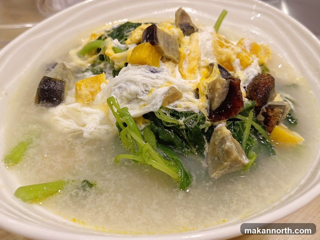 Soup with Eggs and Vegetables