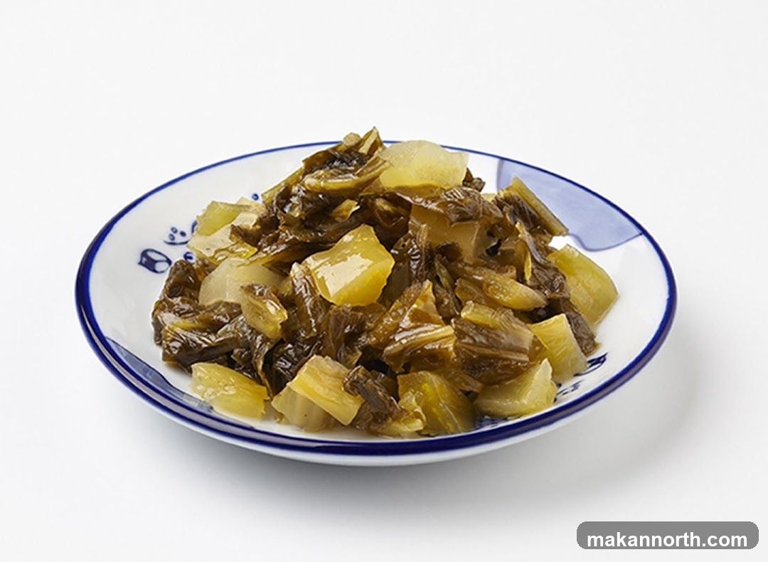 Pickled Mustard Greens with Turnip