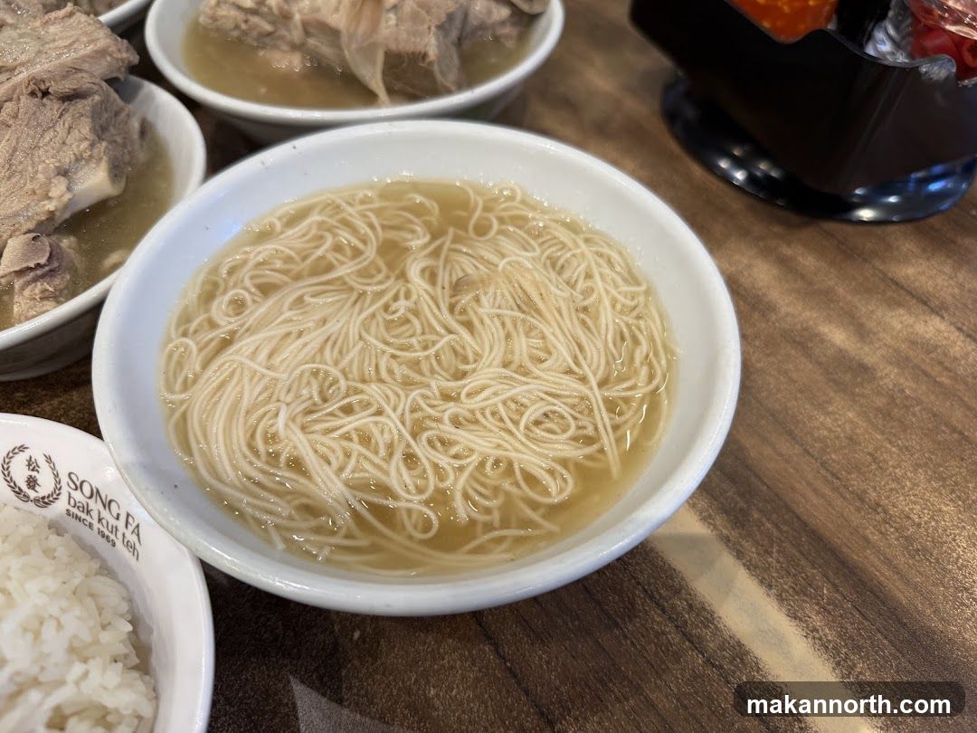 Noodles and Bak Kut Teh