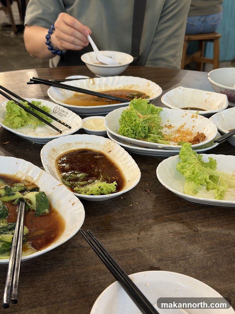 Table with Dirty Dishes