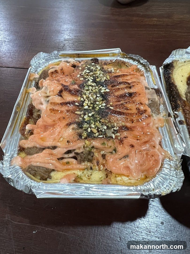 Salmon and Beef Dish