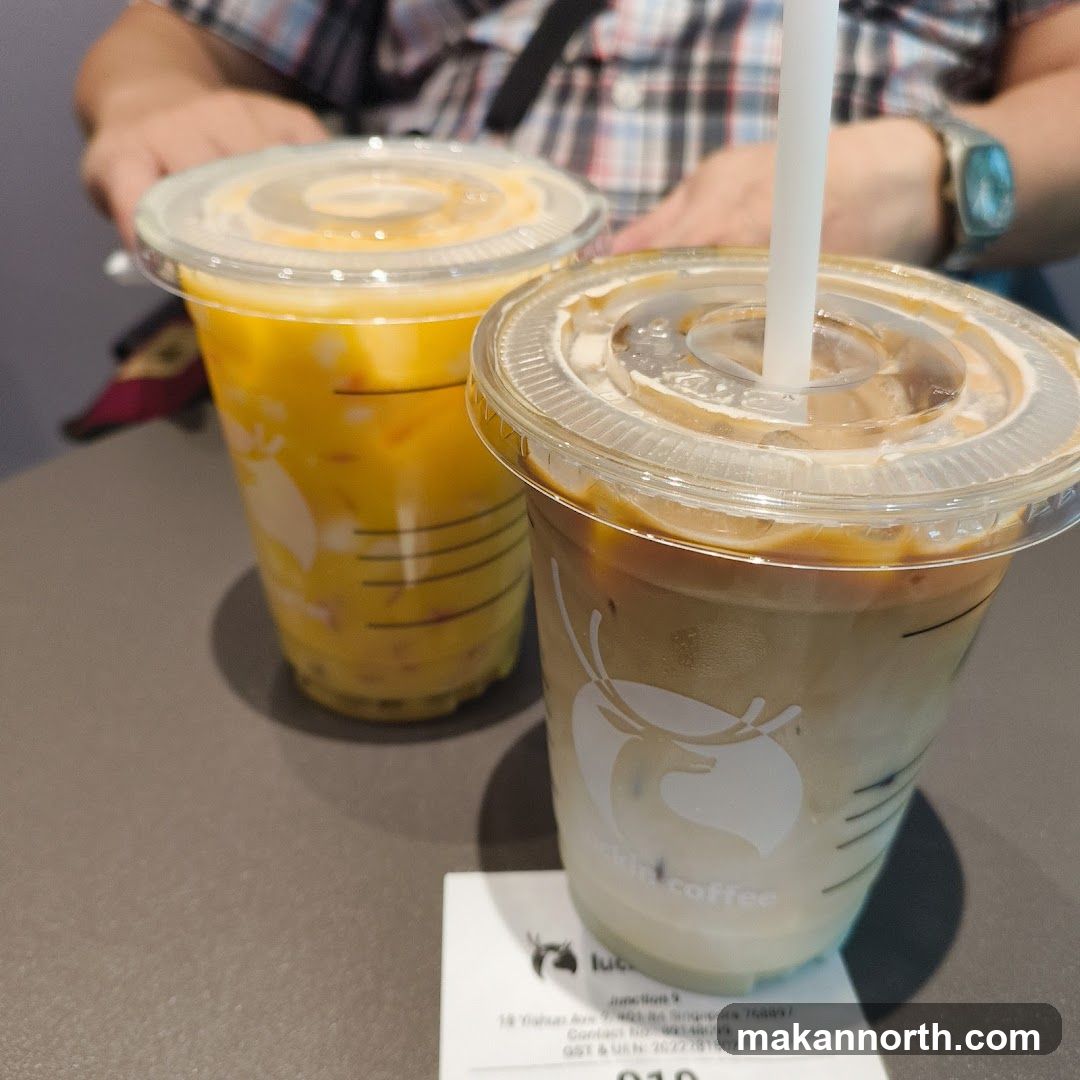 Two Iced Drinks