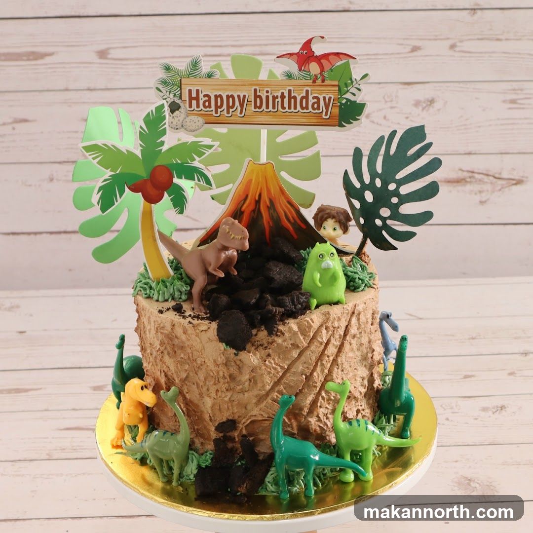 Dinosaur Birthday Cake