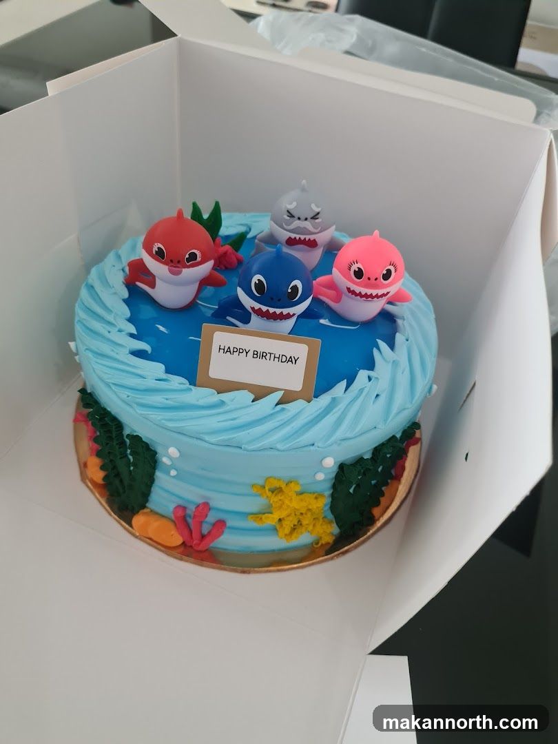 Baby Shark Birthday Cake