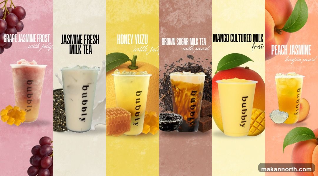 Bubbly Drink Menu