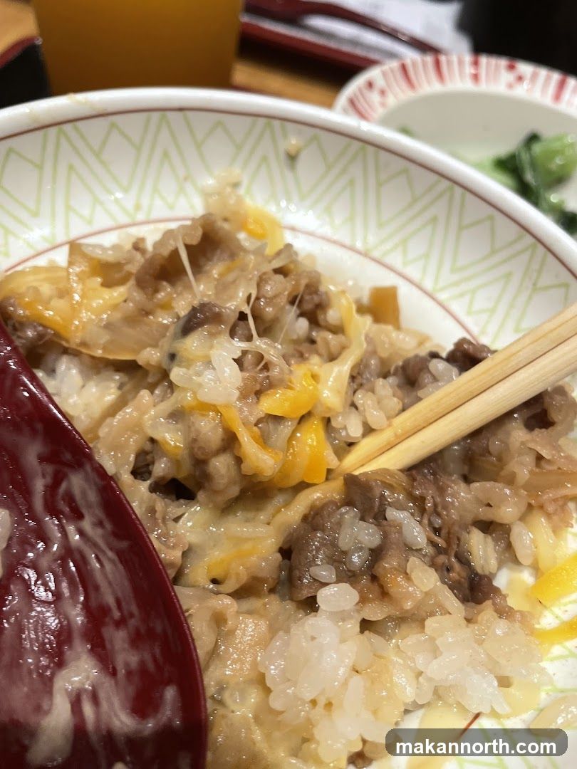 Beef and Cheese Rice Bowl