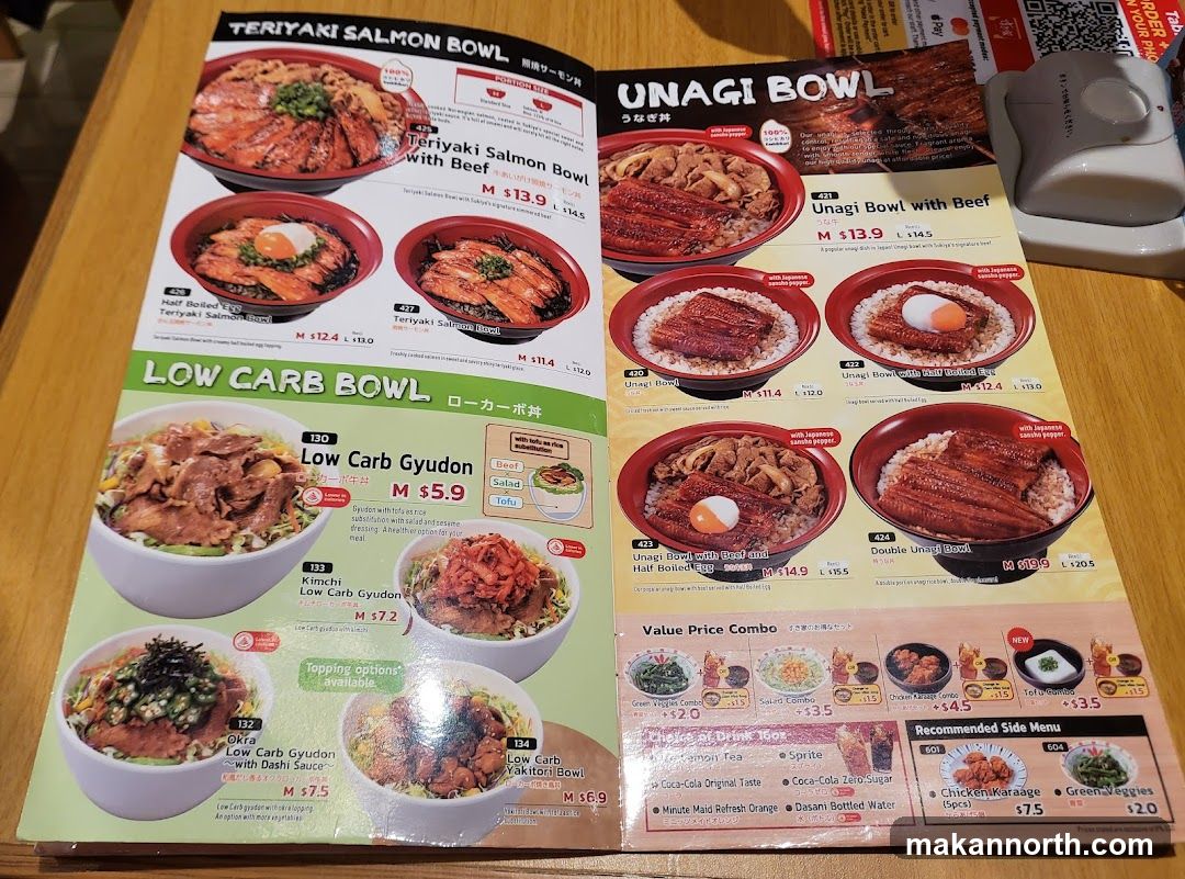 Teriyaki Salmon Bowl, Unagi Bowl, Low Carb Bowl