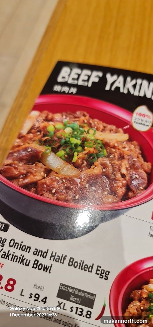 Beef Yakiniku Bowl