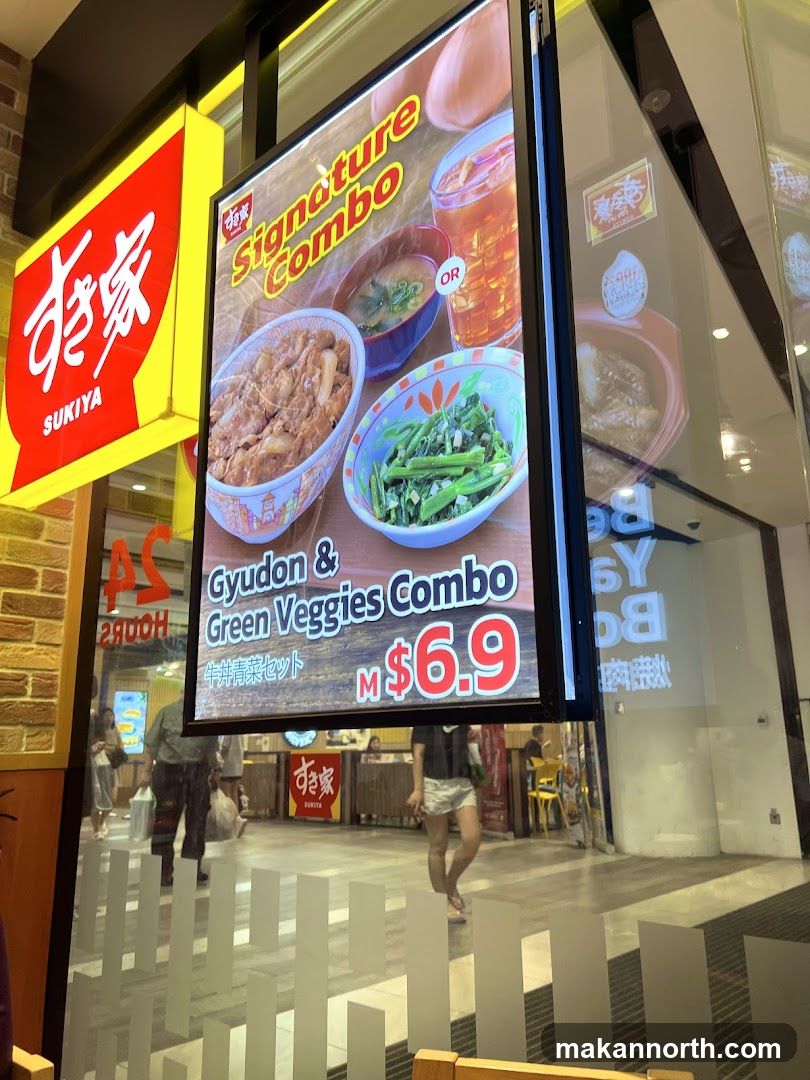 Restaurant Menu Display
