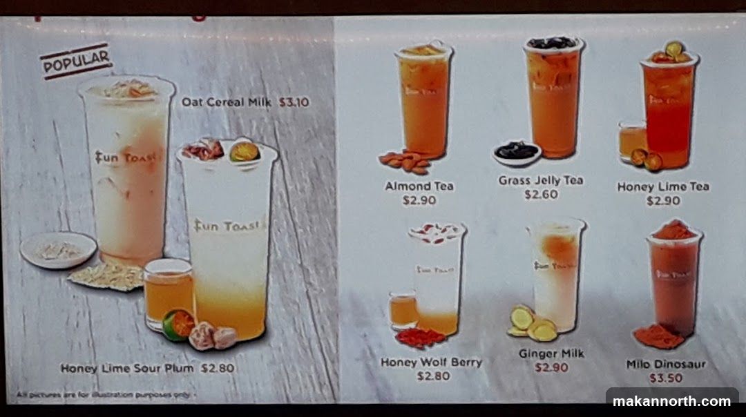 Fun Toast Menu