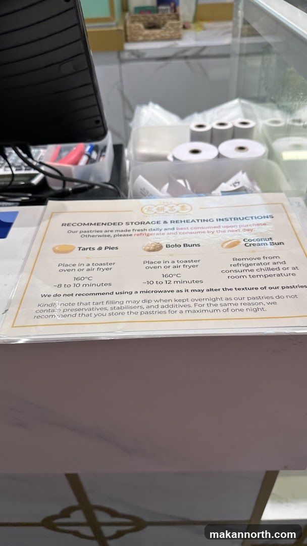 Pastry Storage and Reheating Instructions