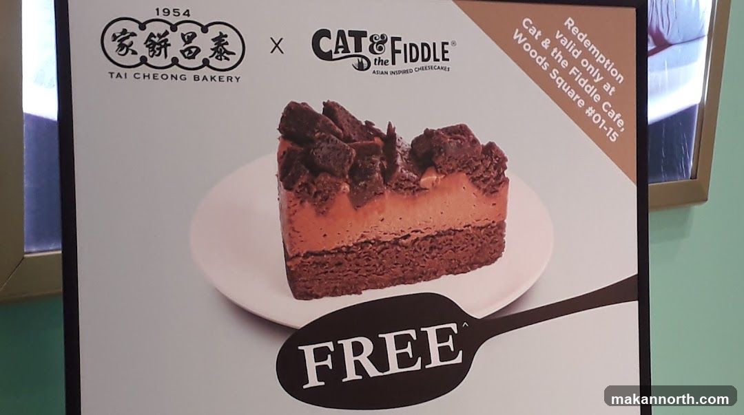 Advertisement for Tai Cheong Bakery and Cat & the Fiddle