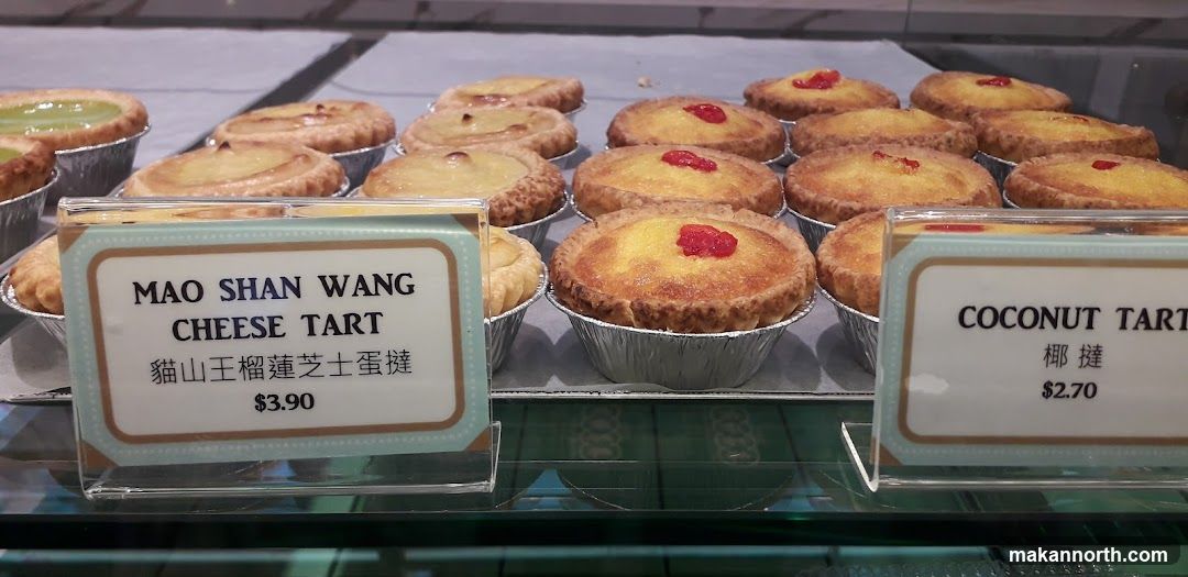 Tarts in a Display Case