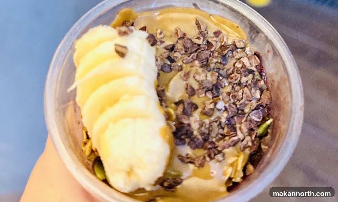Acai Bowl with Banana and Cacao Nibs