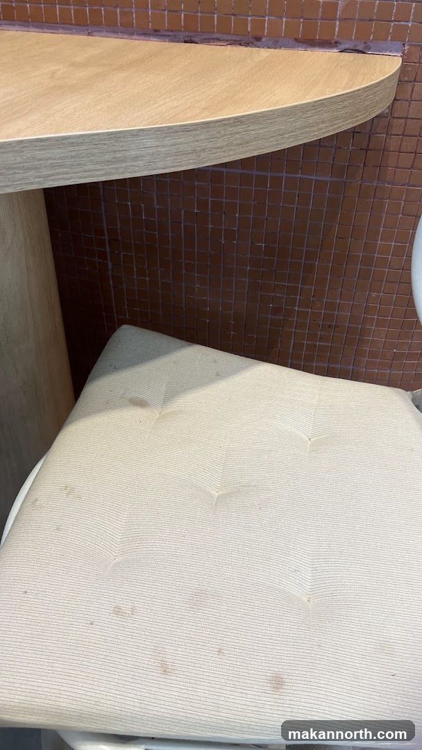 Stained Chair and Table