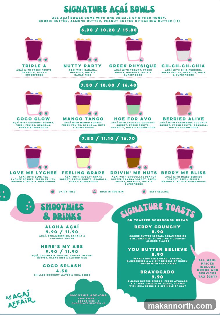 SIGNATURE AÇAÍ BOWLS