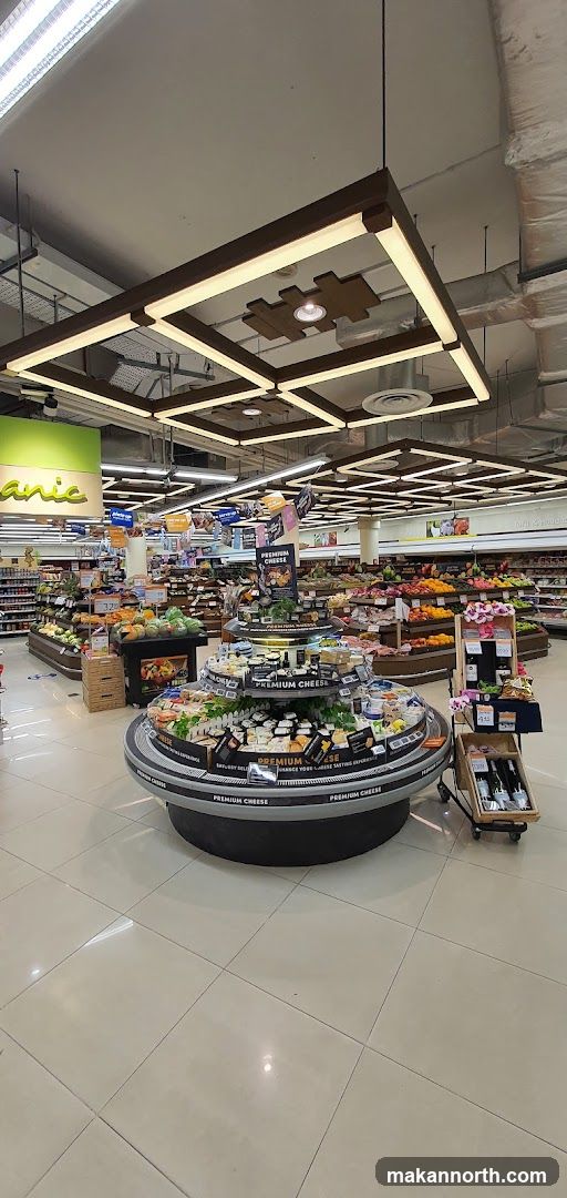 Supermarket Cheese Display