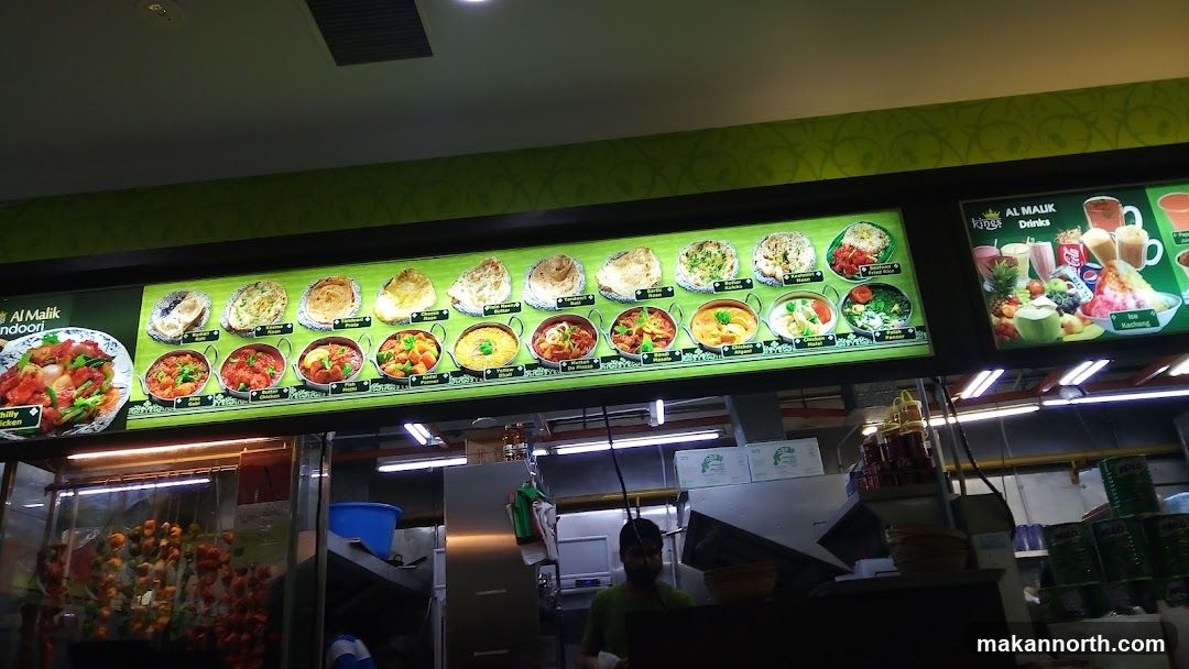 Al Malik Menu Board