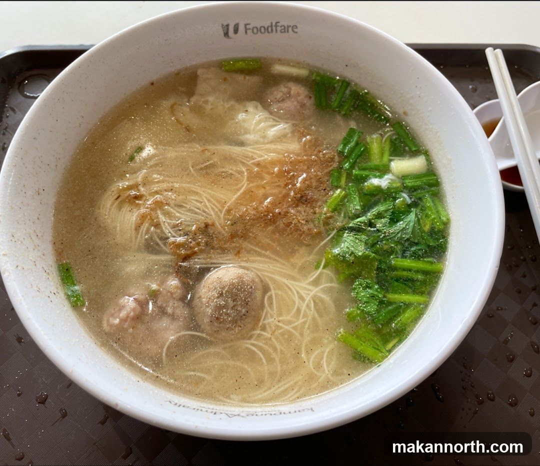 Noodle Soup with Meatballs