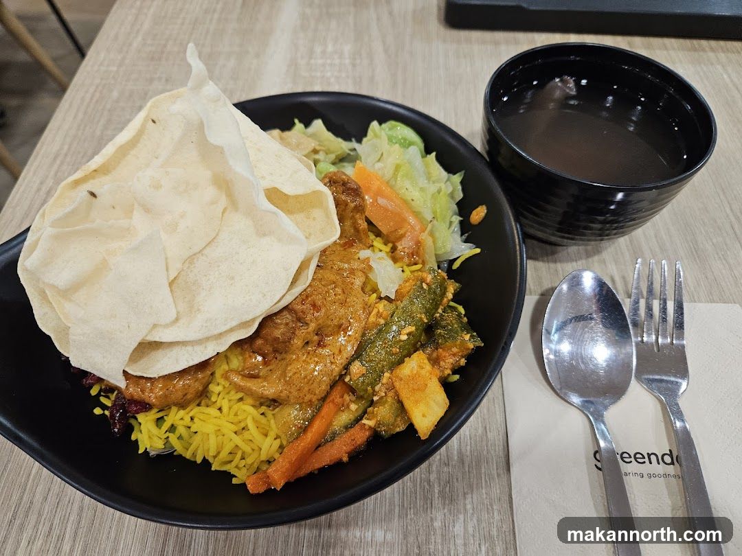 Indian Meal with Papadam
