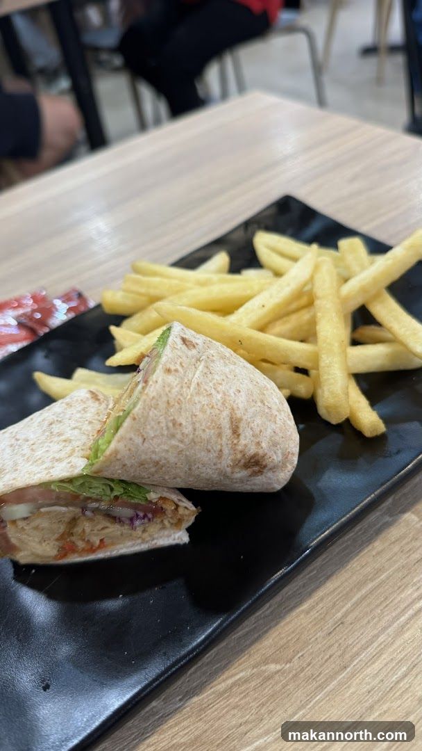 Wrap and Fries