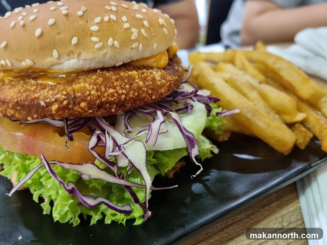 Burger and Fries