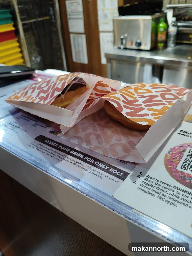 Donuts in branded bags