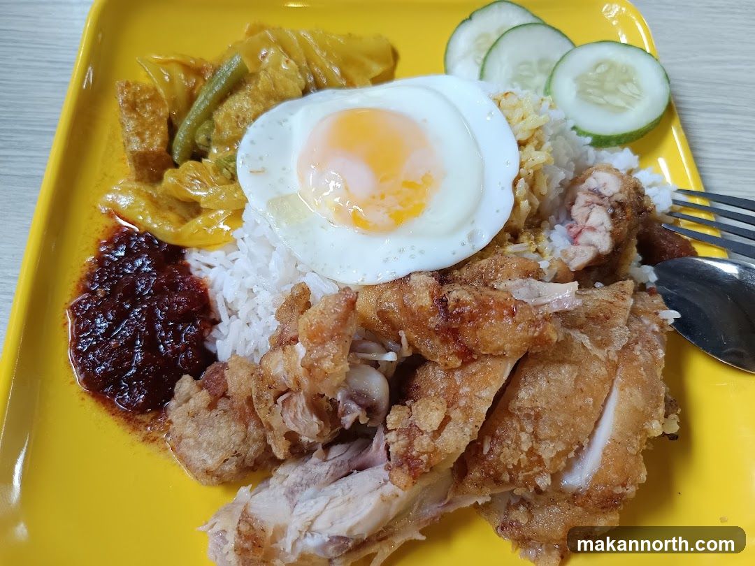 Fried Chicken Rice Plate