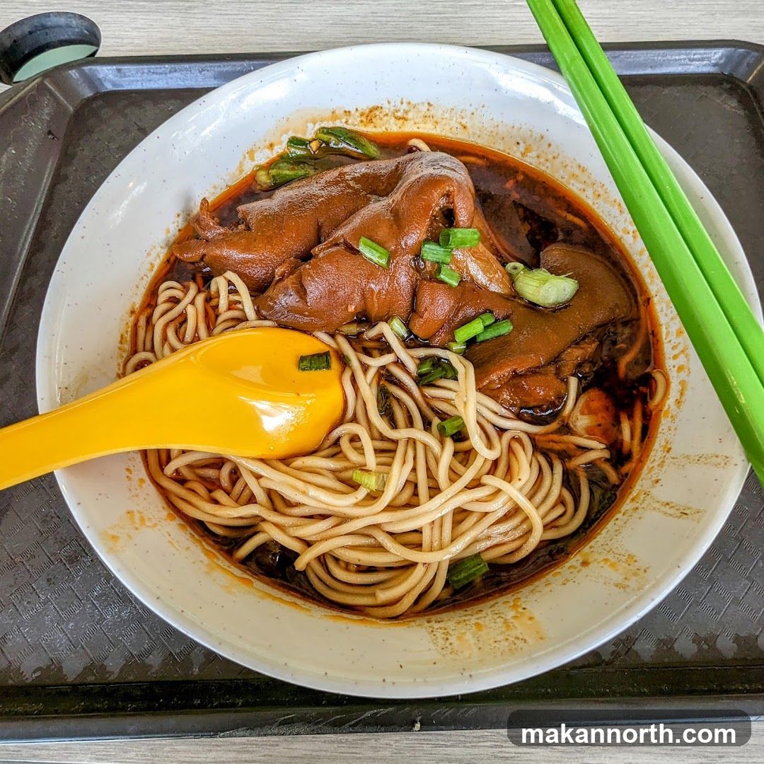 Braised Pork Knuckle Noodles