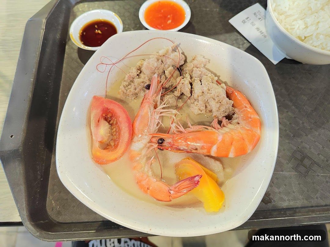 Shrimp and Pork Dish with Rice