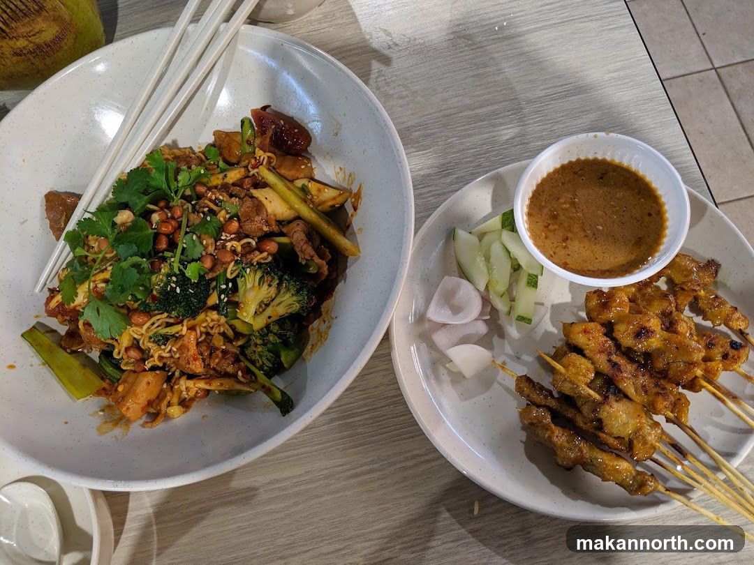 Spicy Stir-fry and Satay Skewers