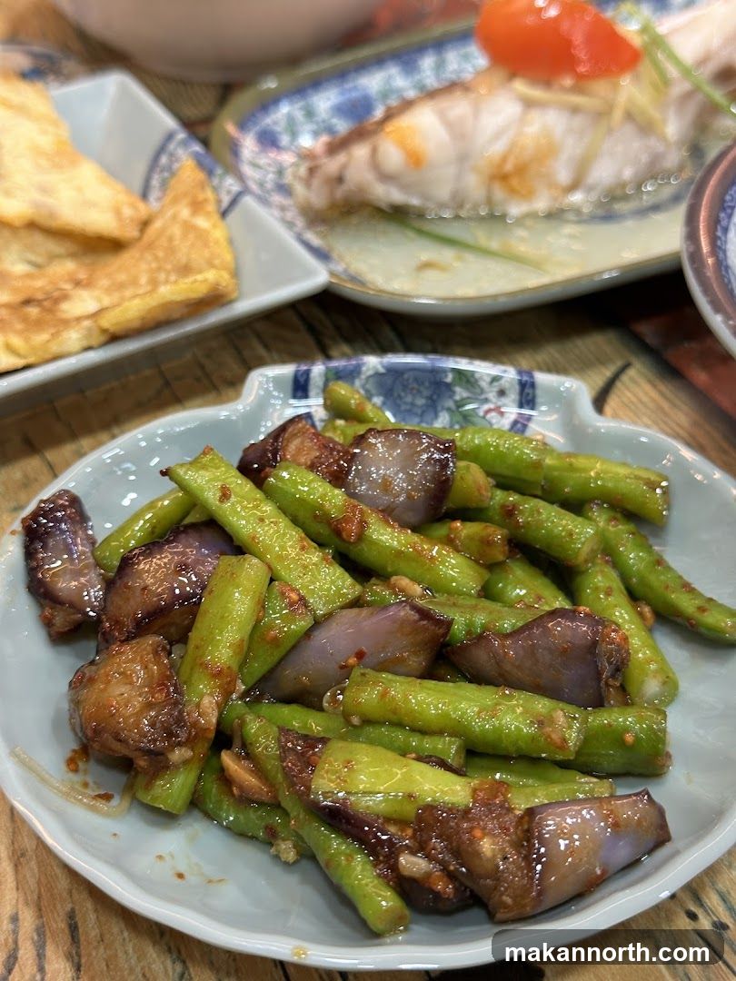 Stir-fried Green Beans and Eggplant