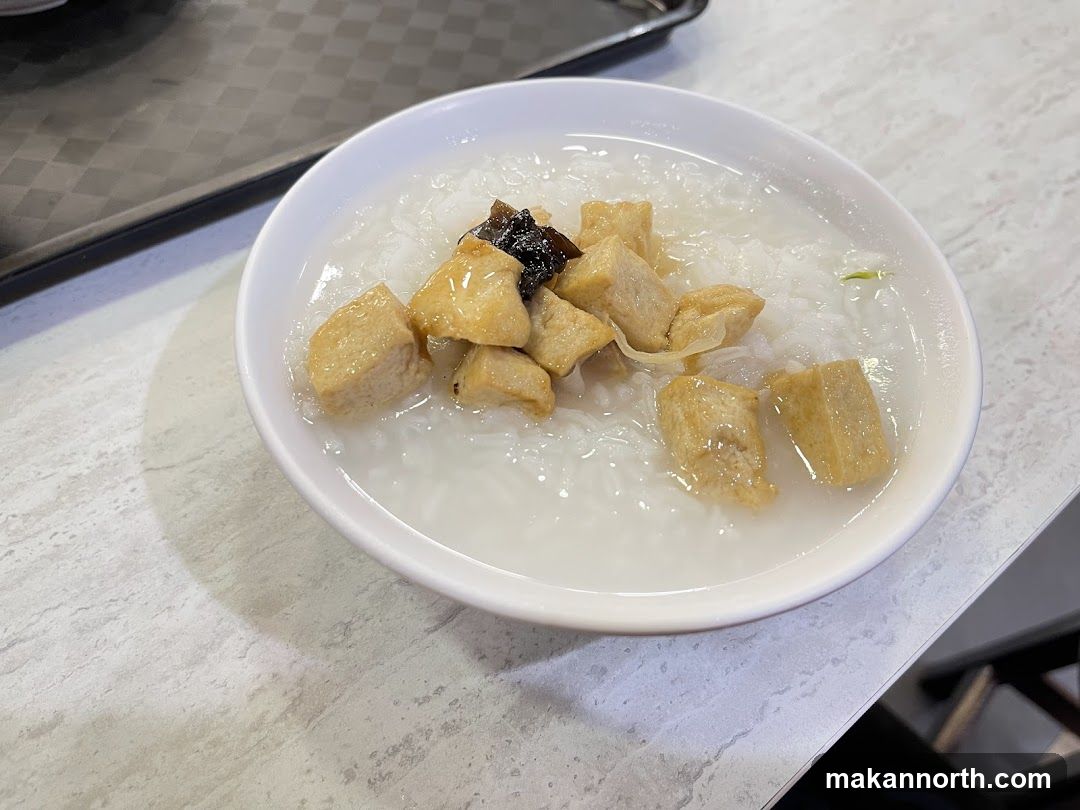 Congee with Tofu and Mushrooms