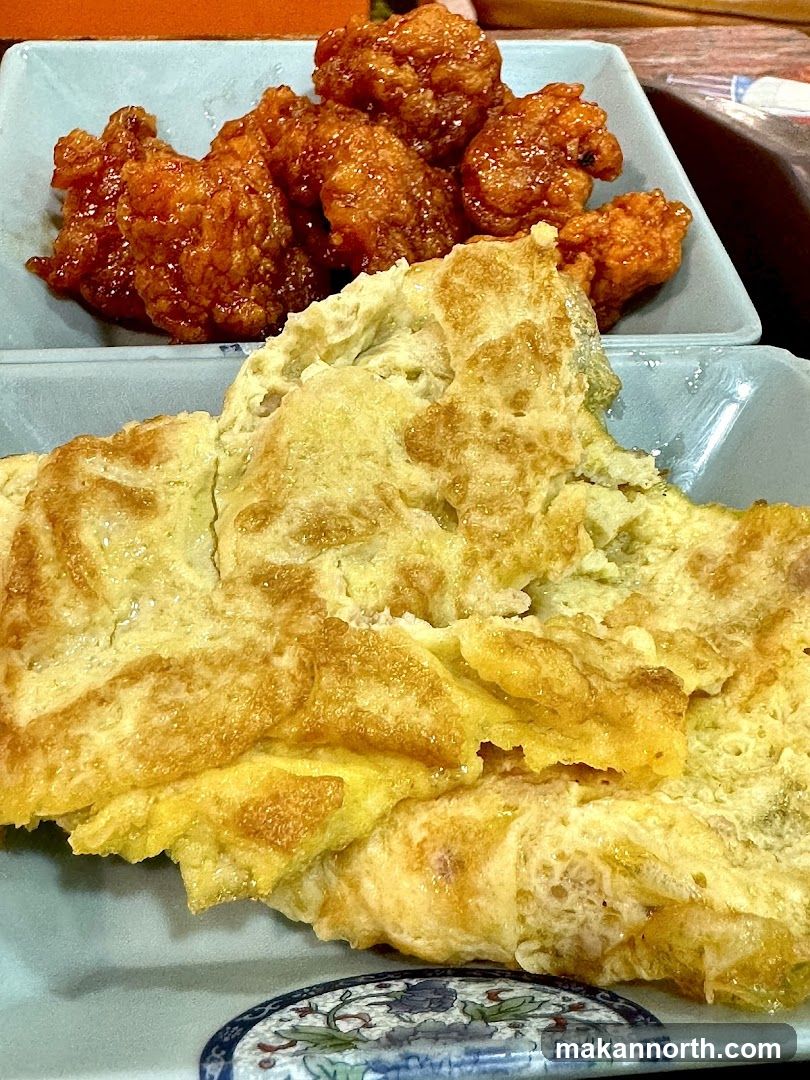 Fried Chicken and Omelet
