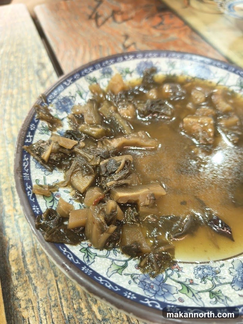 Pickled Greens with Meat