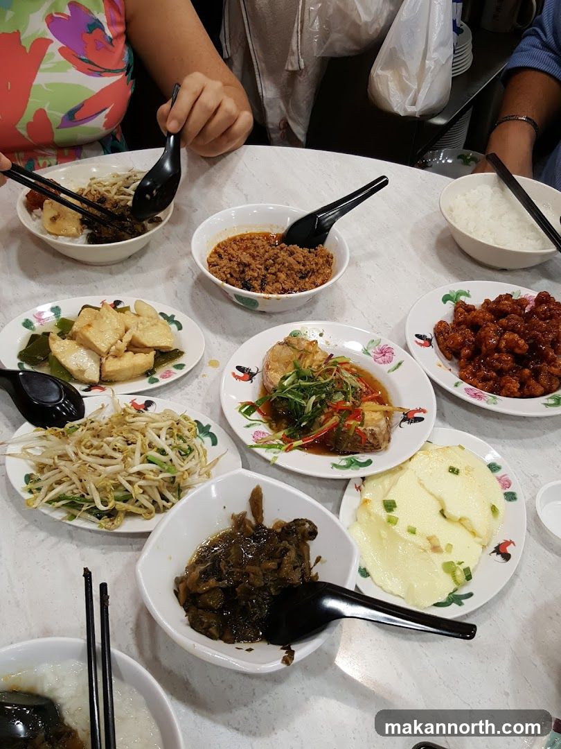 Table with various dishes